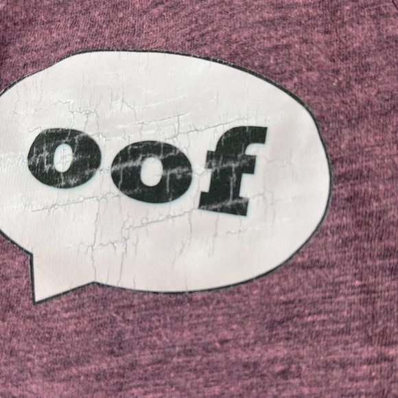 Mossimo Womens Graphic Tee Pink Vneck Medium - Picture 5 of 7